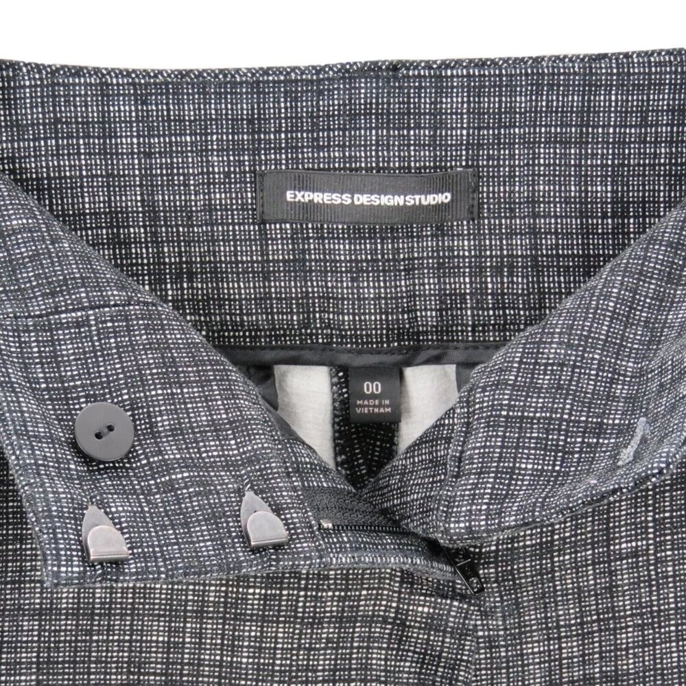 Express Design Studio Womens Checked Shorts Size 00 - Picture 6 of 8